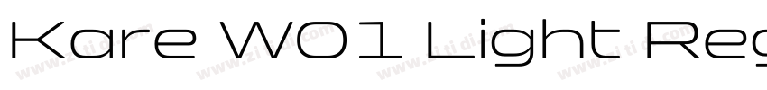 Kare W01 Light Regul字体转换